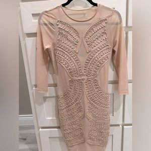 Nude mesh bodycon small mystic